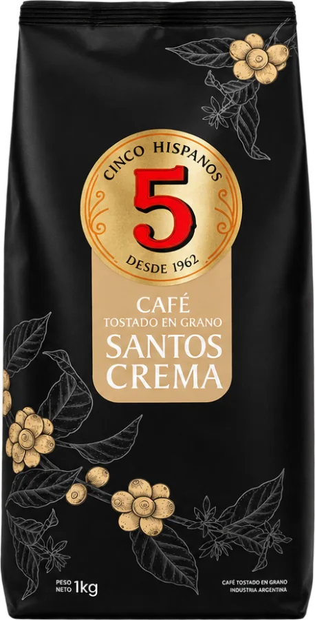 Café 5 Hispanos Santos Crema
